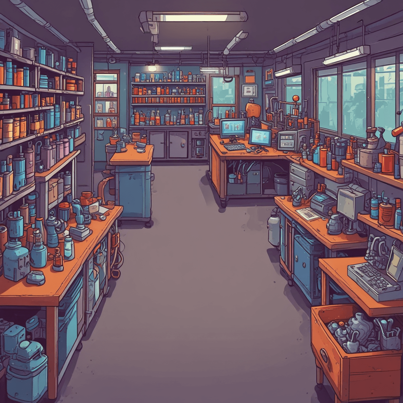 Lari Aman Laboratorium game banner