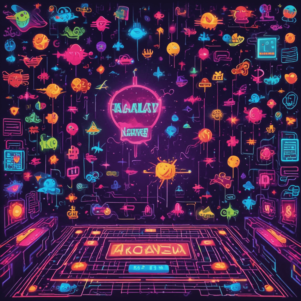 Inequality Jump 80's game banner