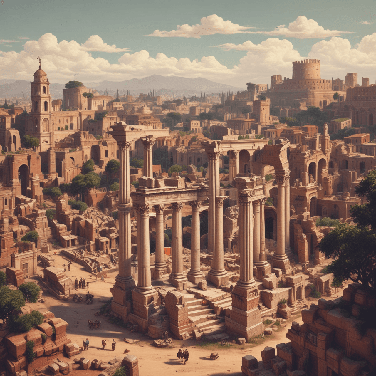 Roman Quiz Defenders game banner