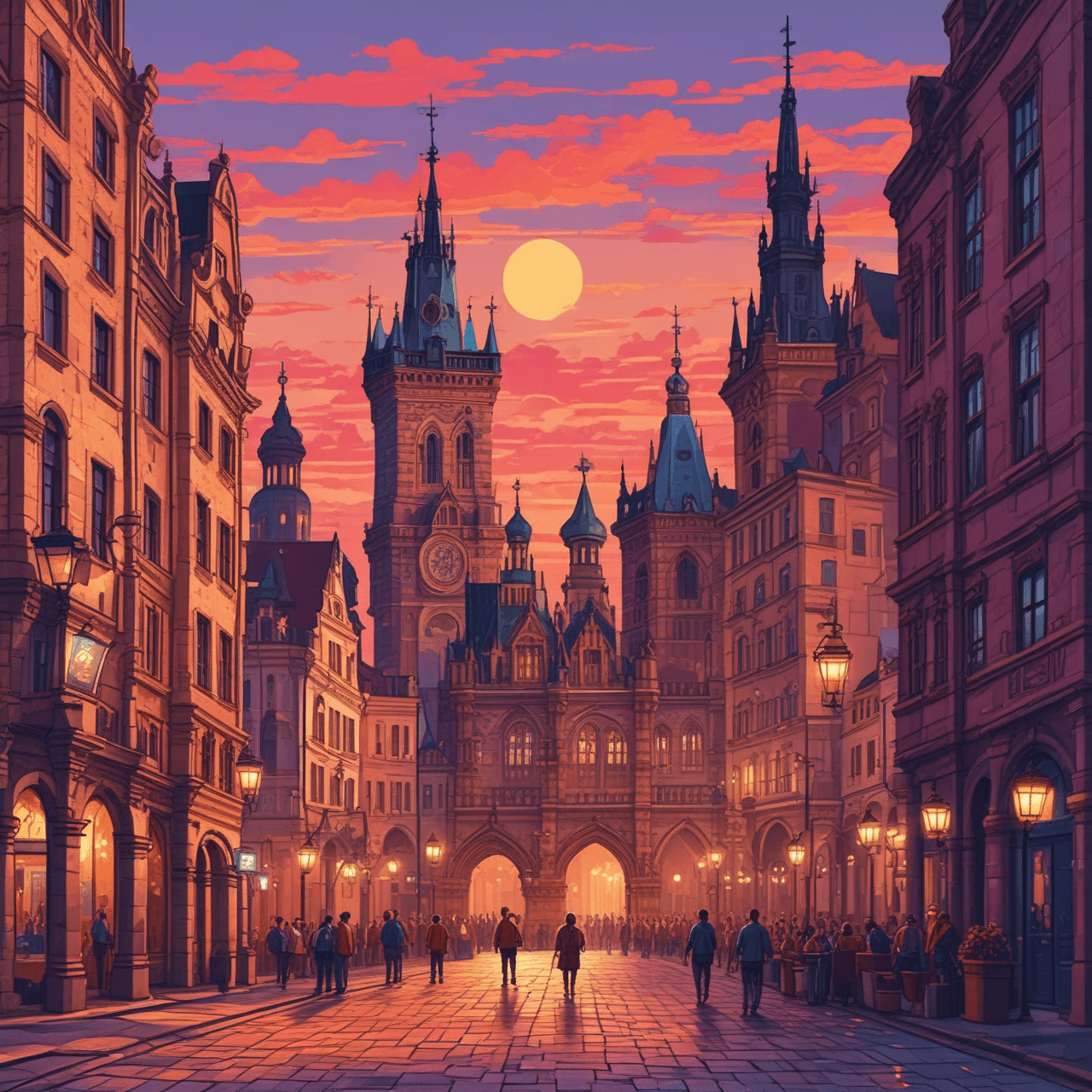 Prague Grammar Dash game banner