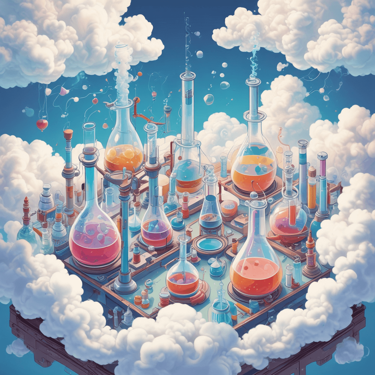 Scientific Method Cloud Hop game banner