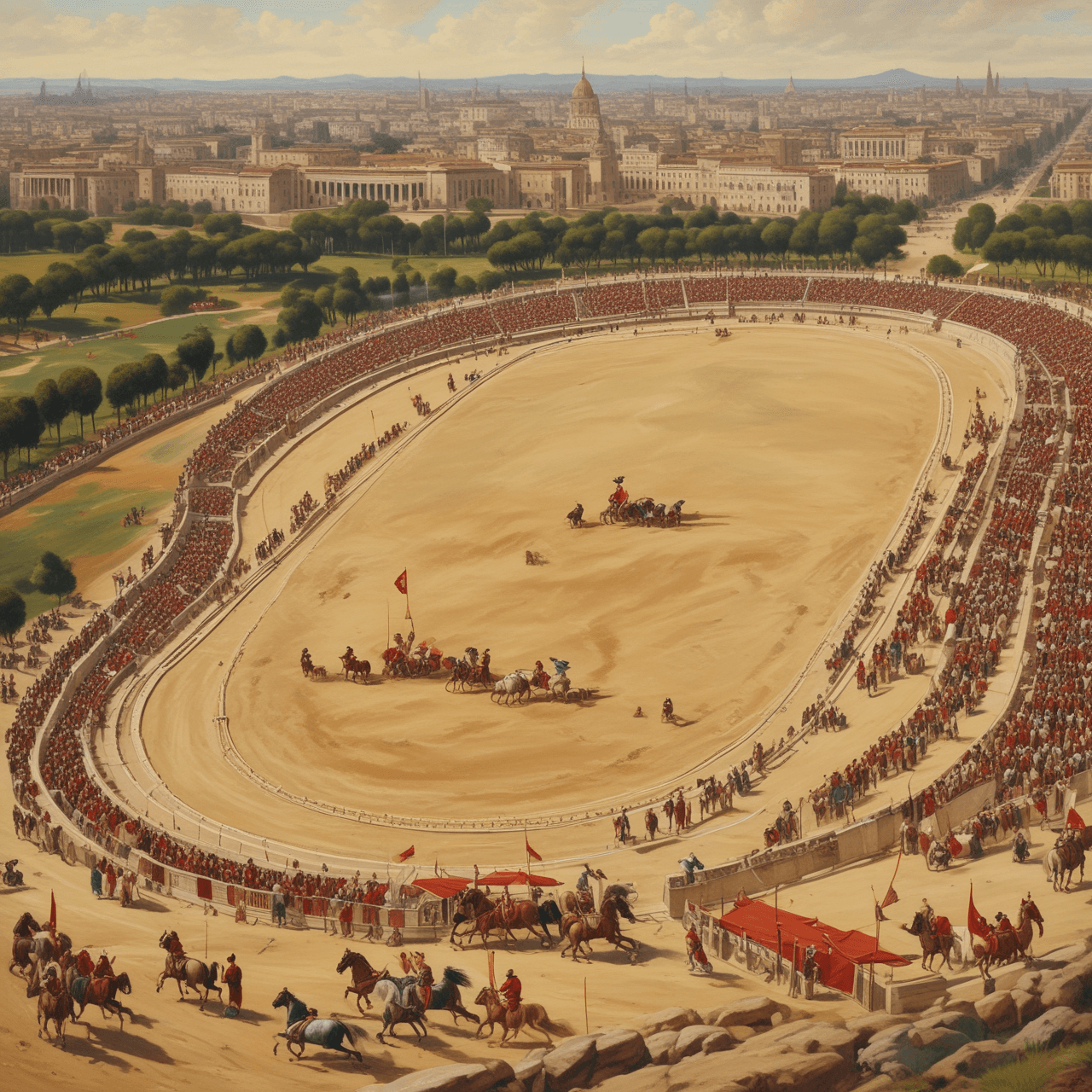 Latin Chariot Race game banner