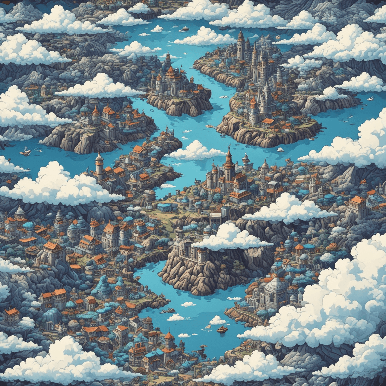 Feudal Cloud Leap game banner