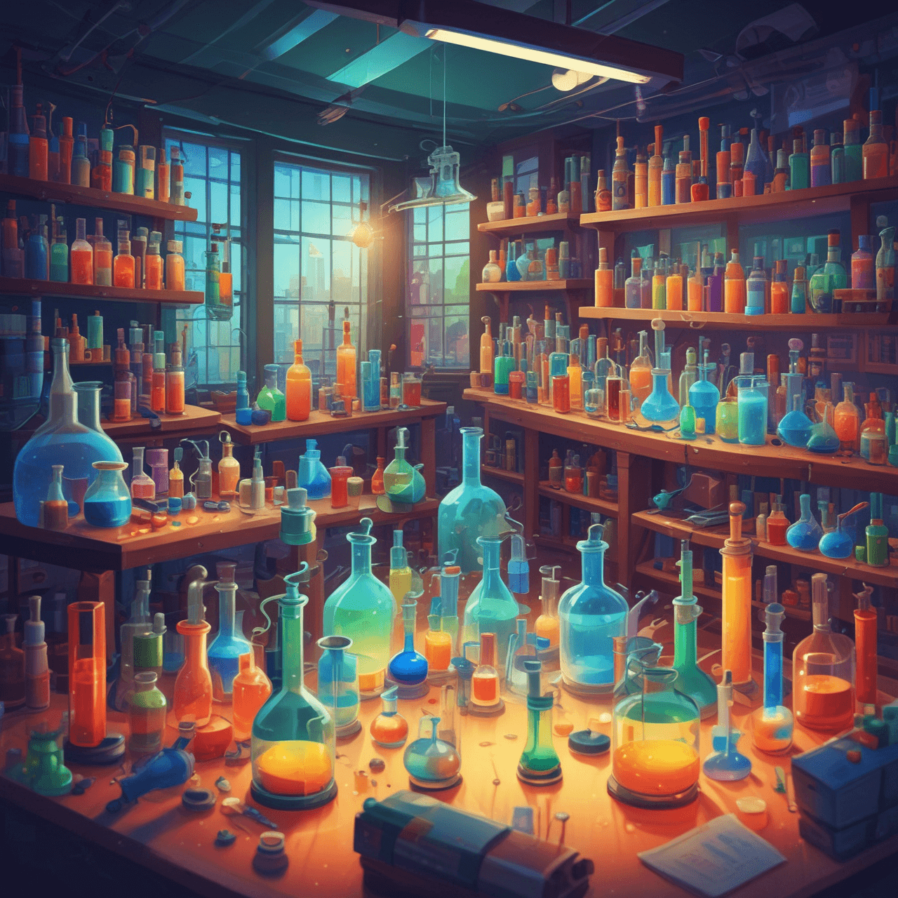 Jetpack Chemistry Adventure game banner