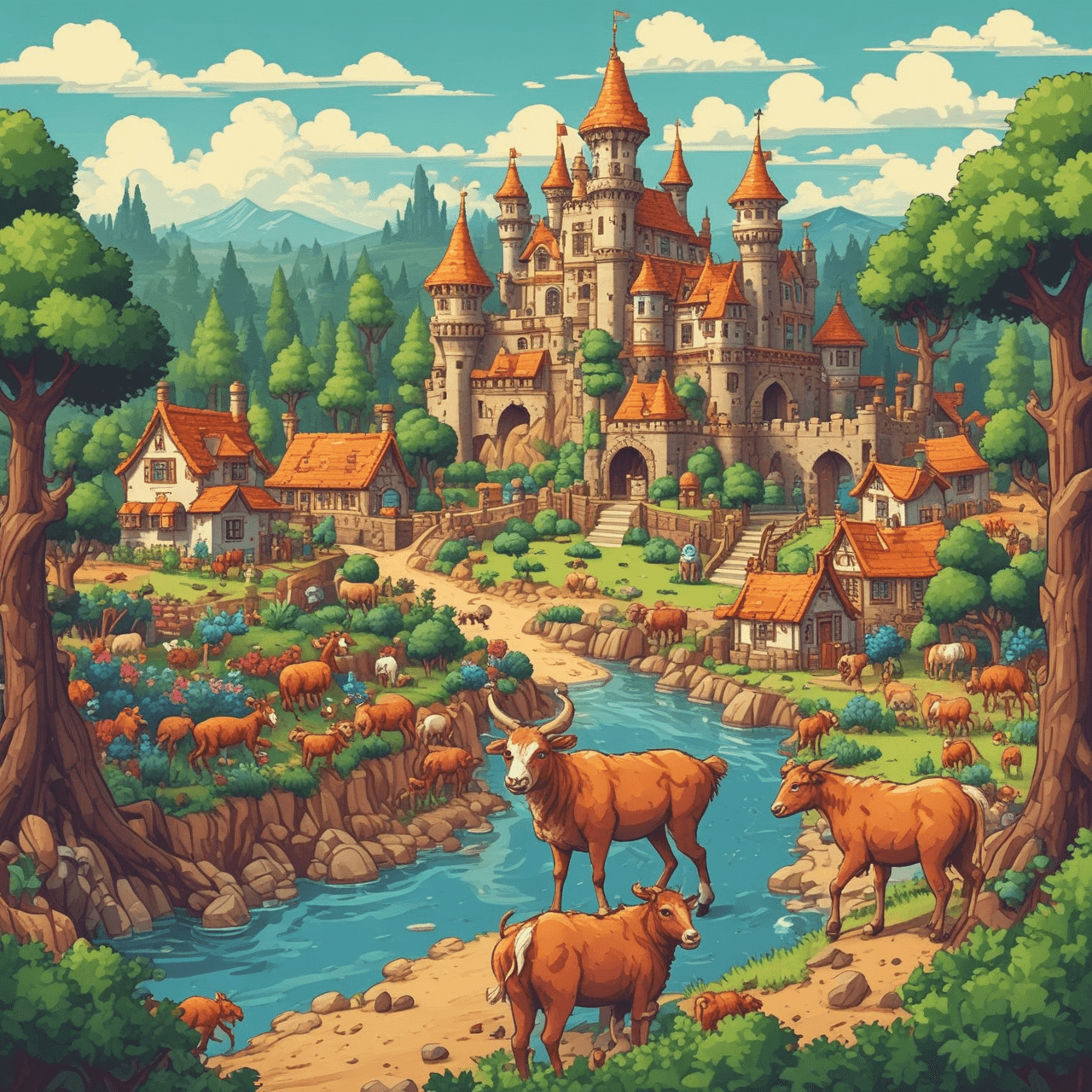 Jetpack Boerderij Avontuur game banner