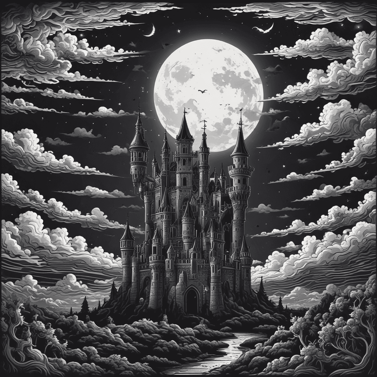 Castle Cloud Bridge game banner