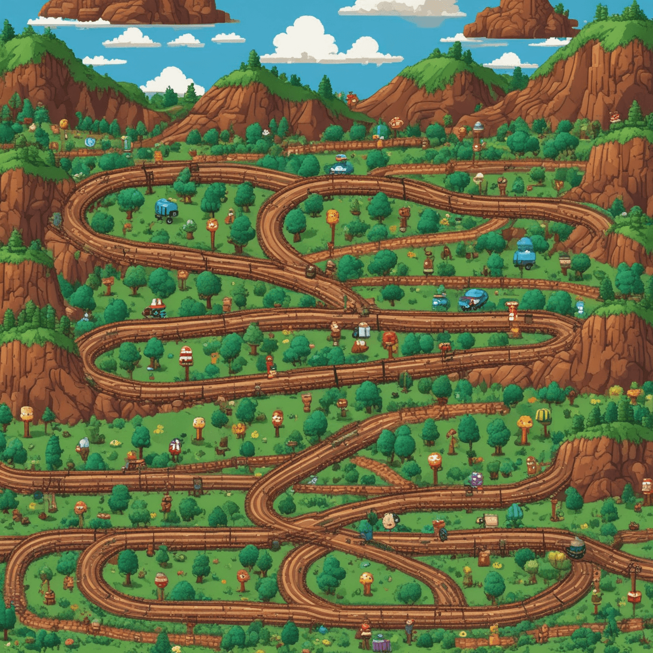 Mario's Math Race! game banner