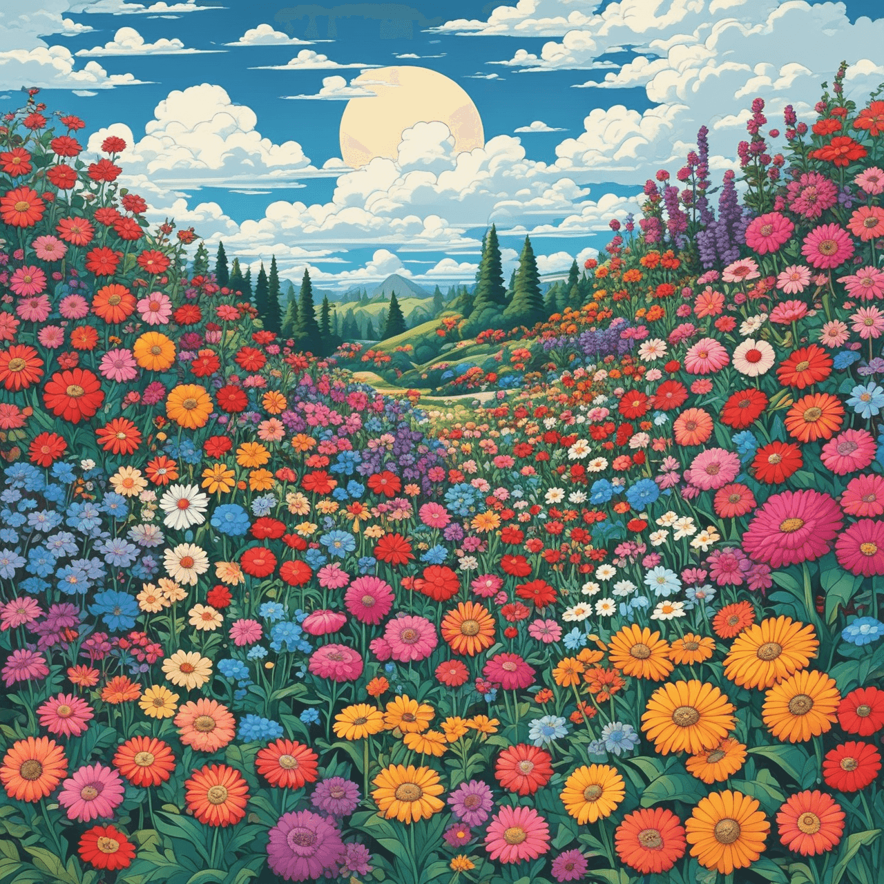 Flower Power Race game banner