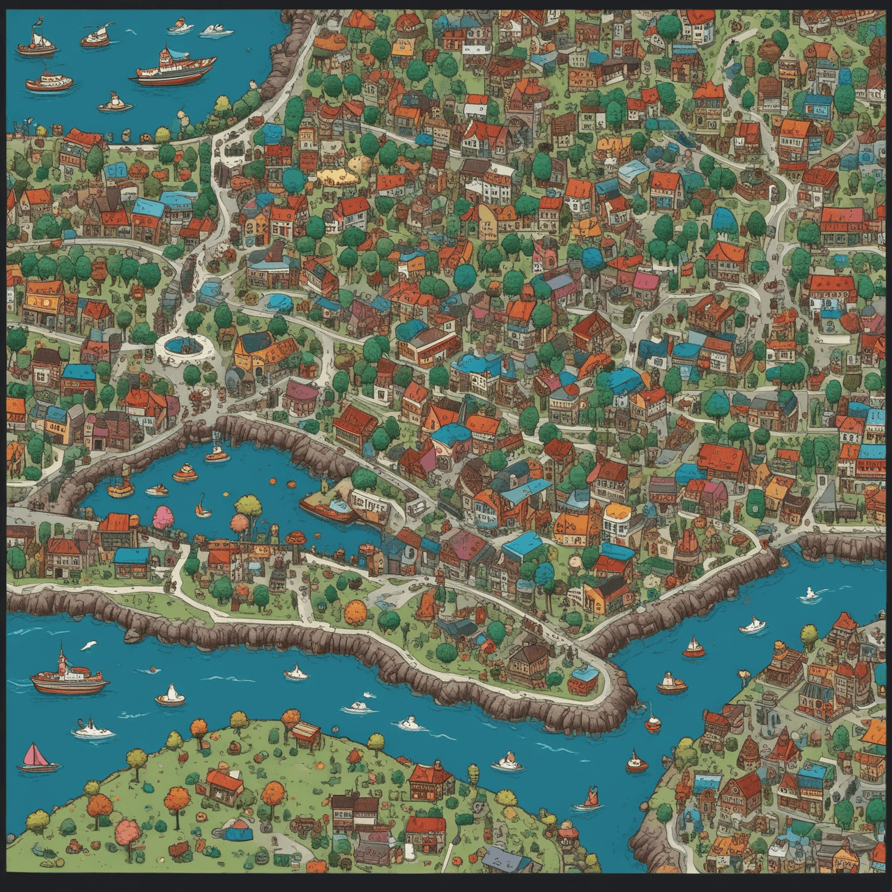 Town Explorer Race game banner