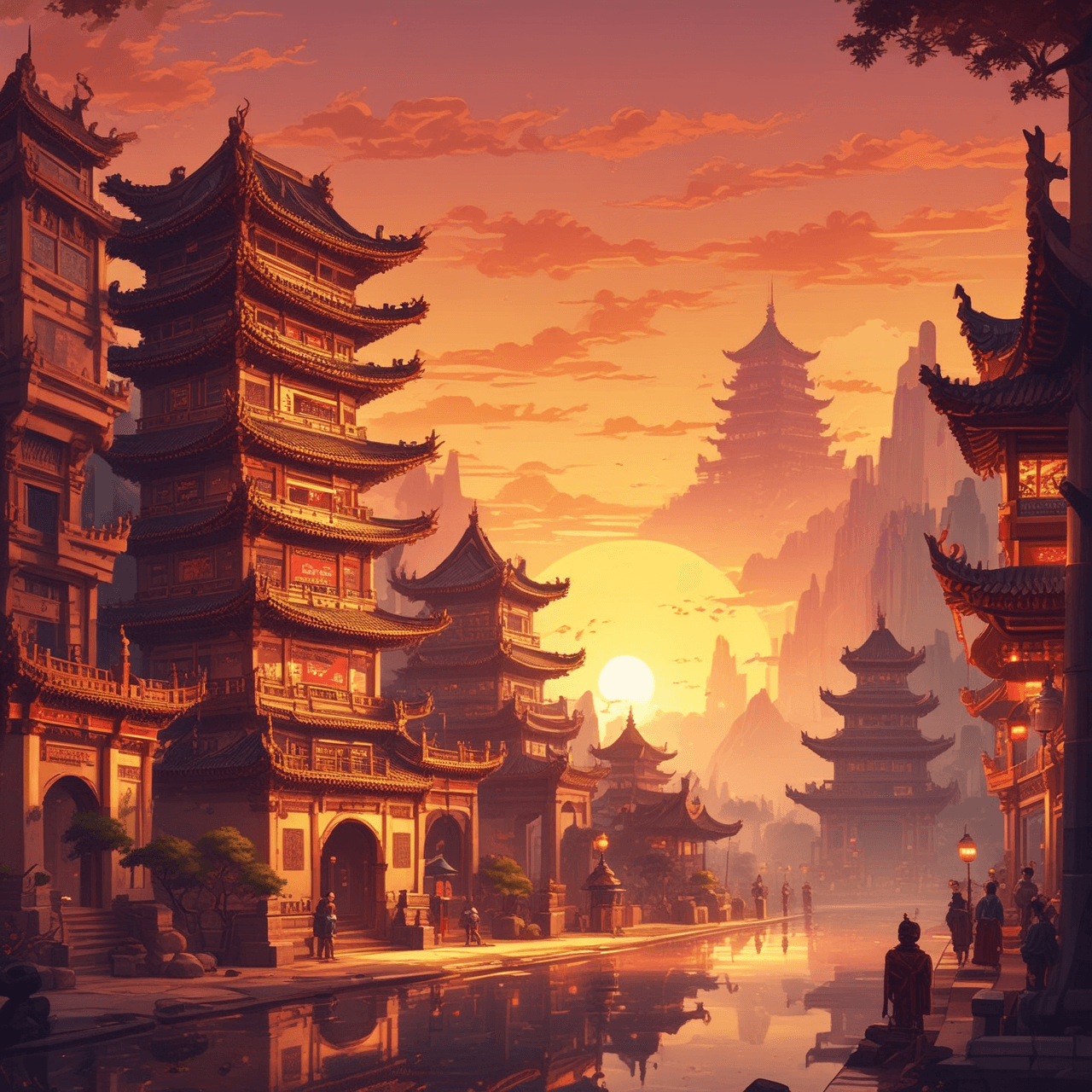 Mandarin Maze Runner game banner