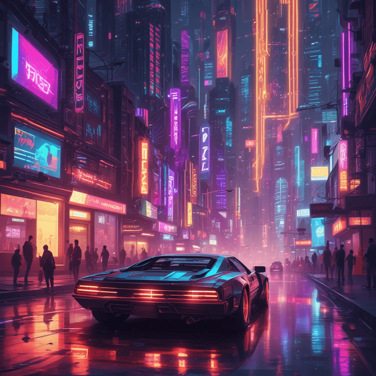 Neon Exponent Race game banner