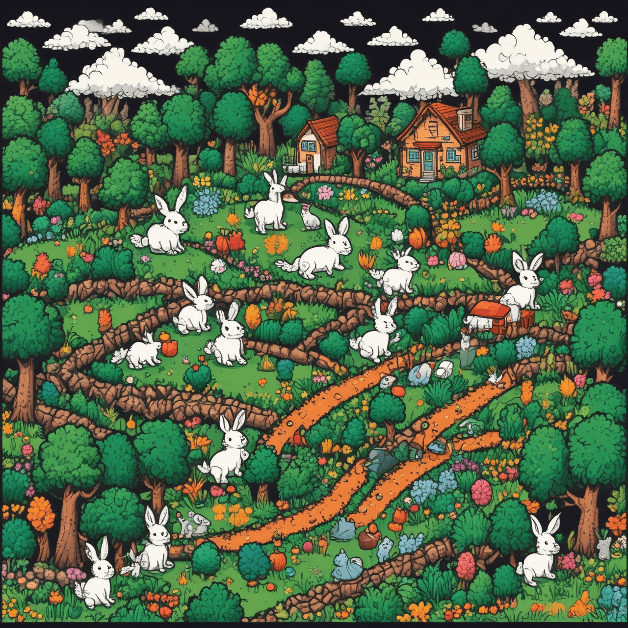 Bunny Hop Race game banner