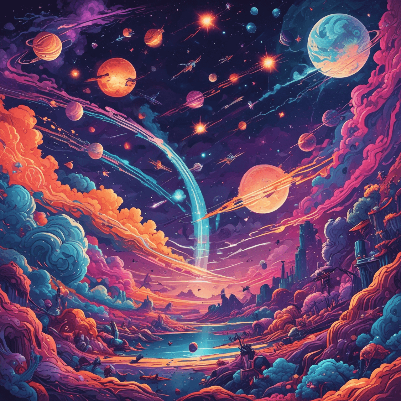 Cosmic Calculations game banner