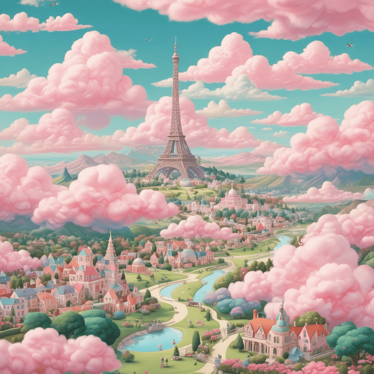 Geography Cloud Hop game banner