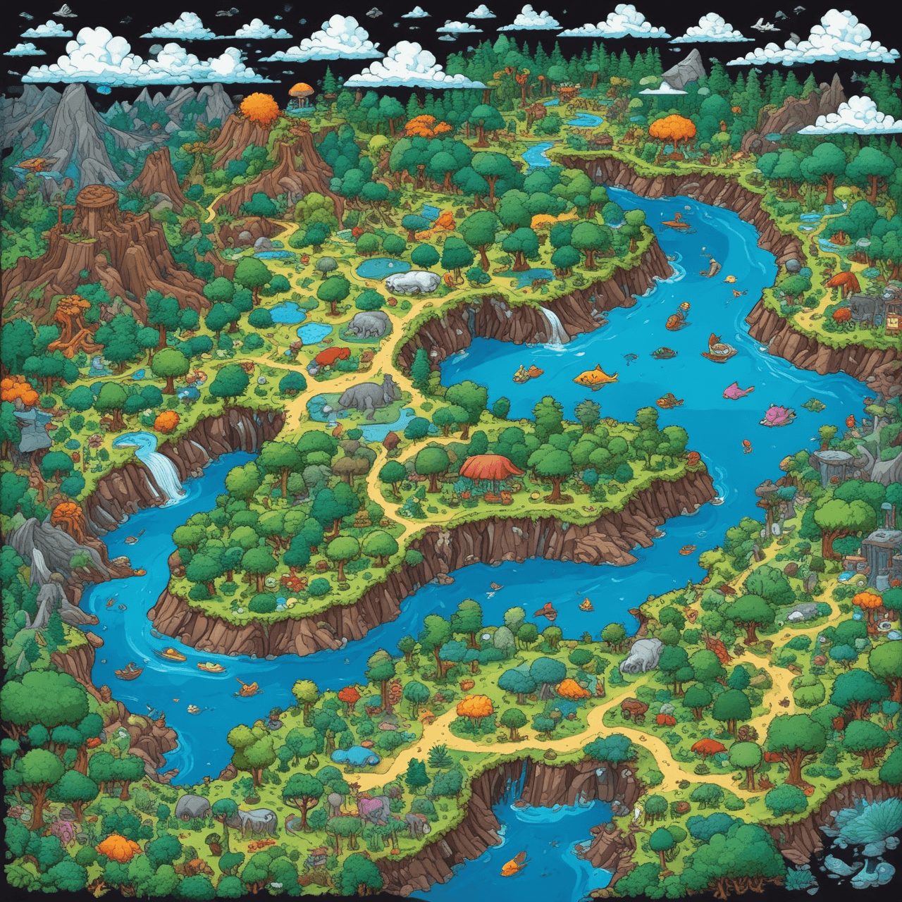 Eco-Electro Cloud Hop game banner