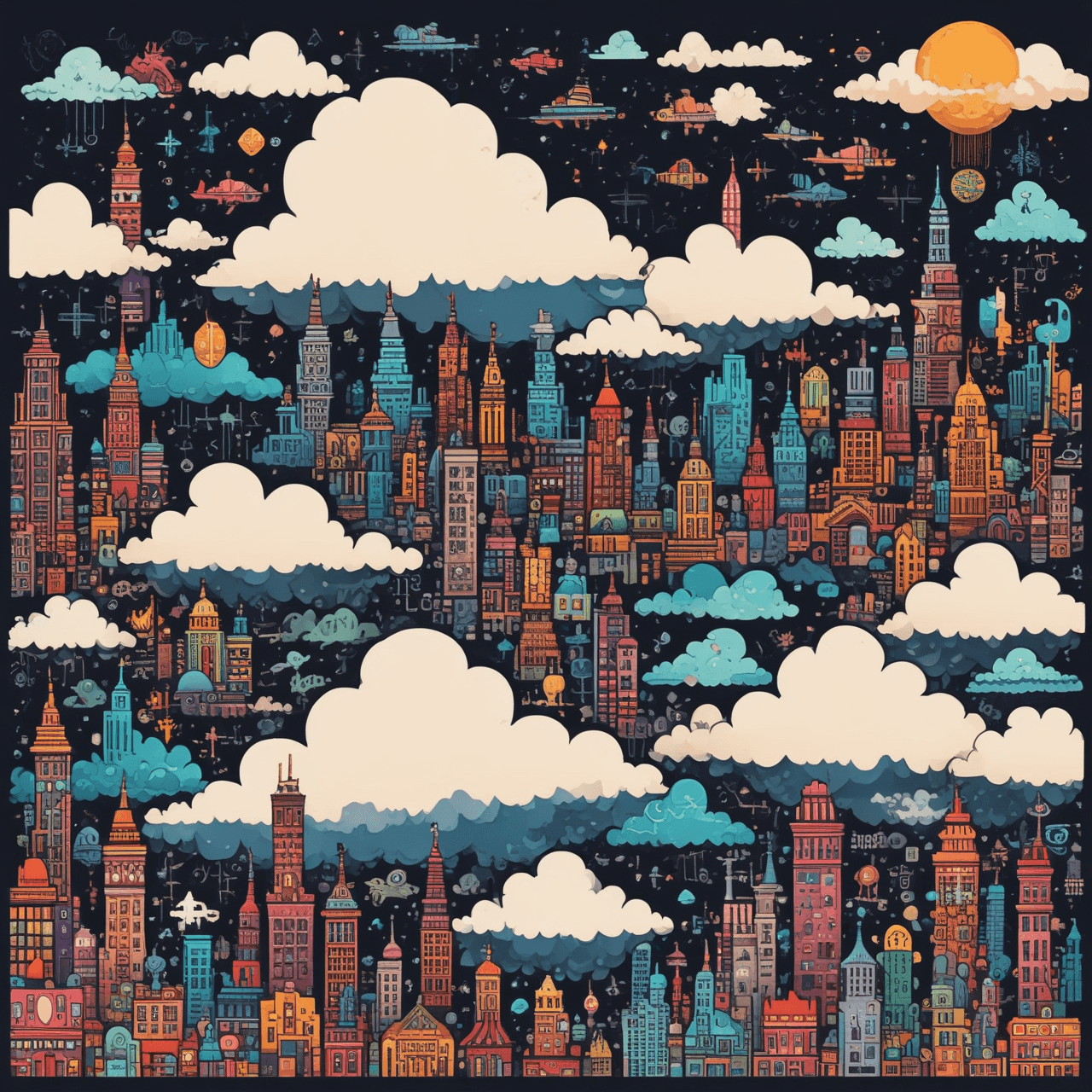 Algebra Cloud Hop game banner