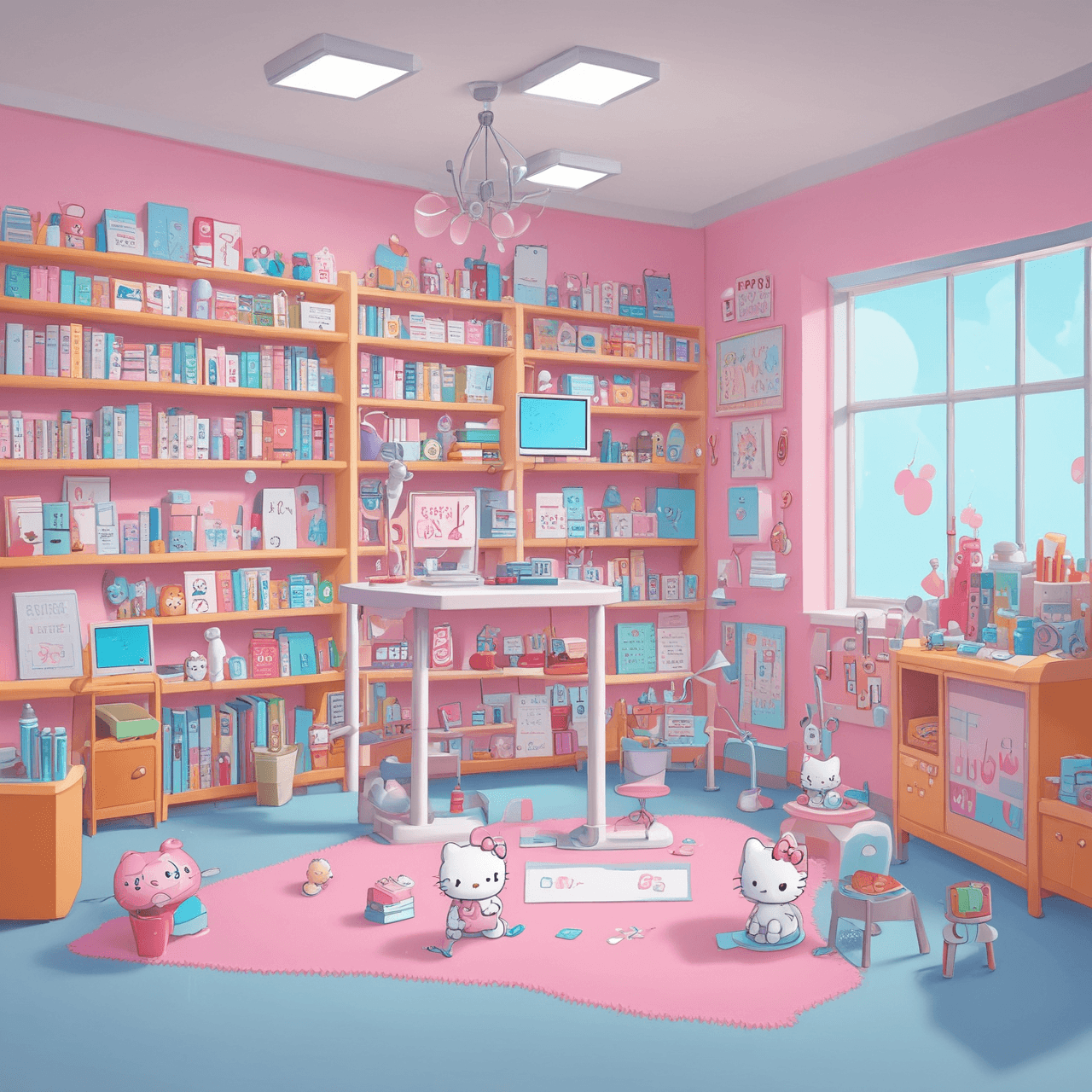 Hello Kitty's Algebraic Flight game banner