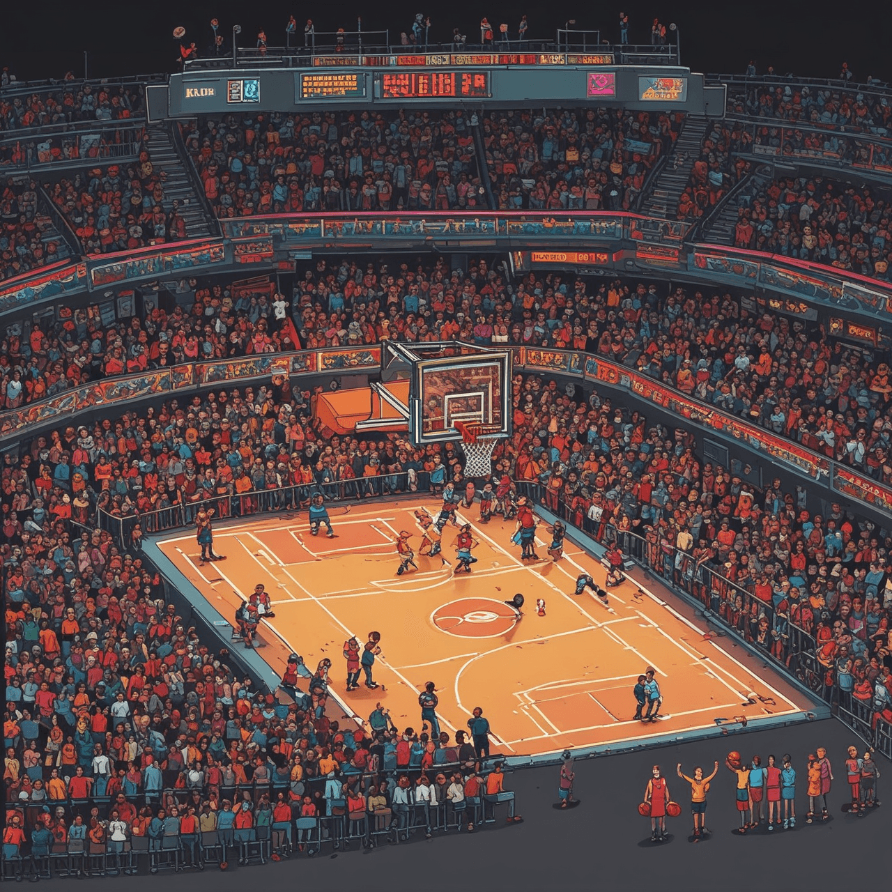 Wheelchair Basketball Run game banner