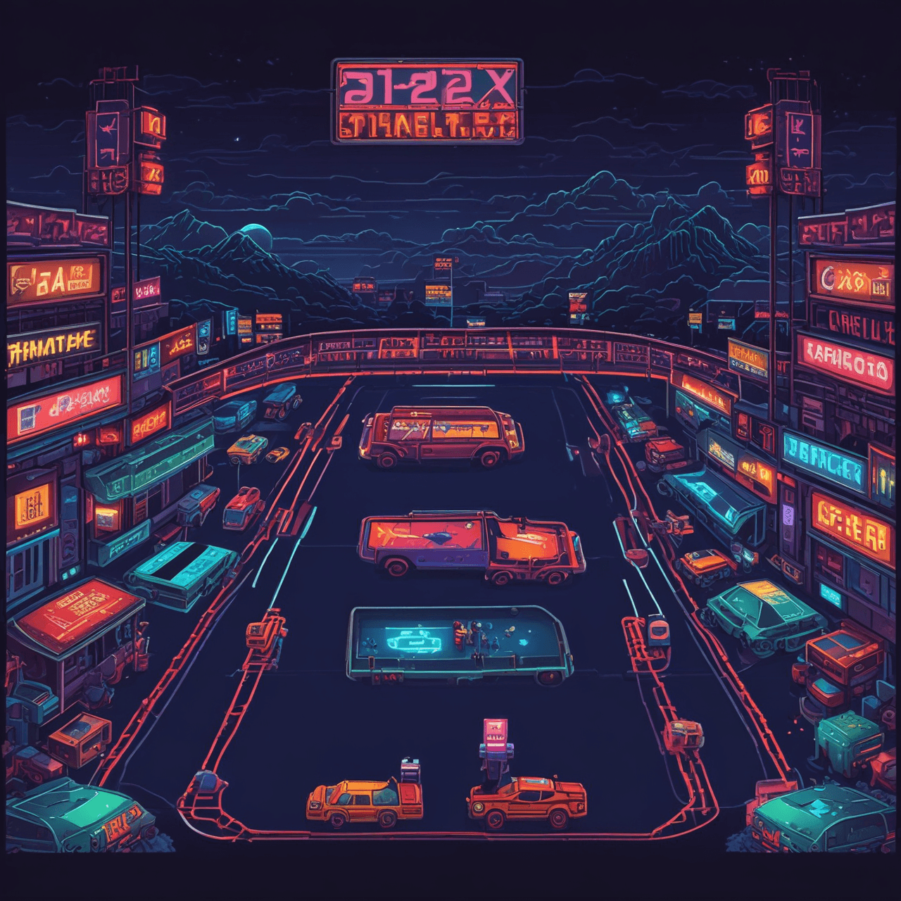 12x Tables Track Race game banner