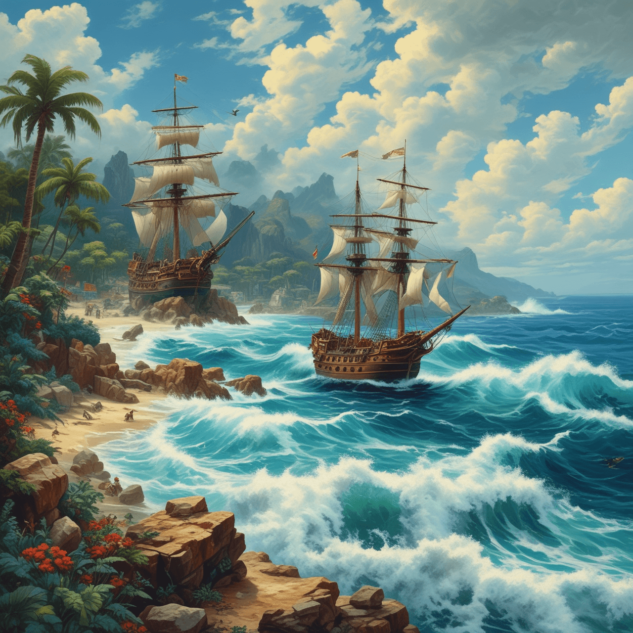 Salto Mercantil game banner