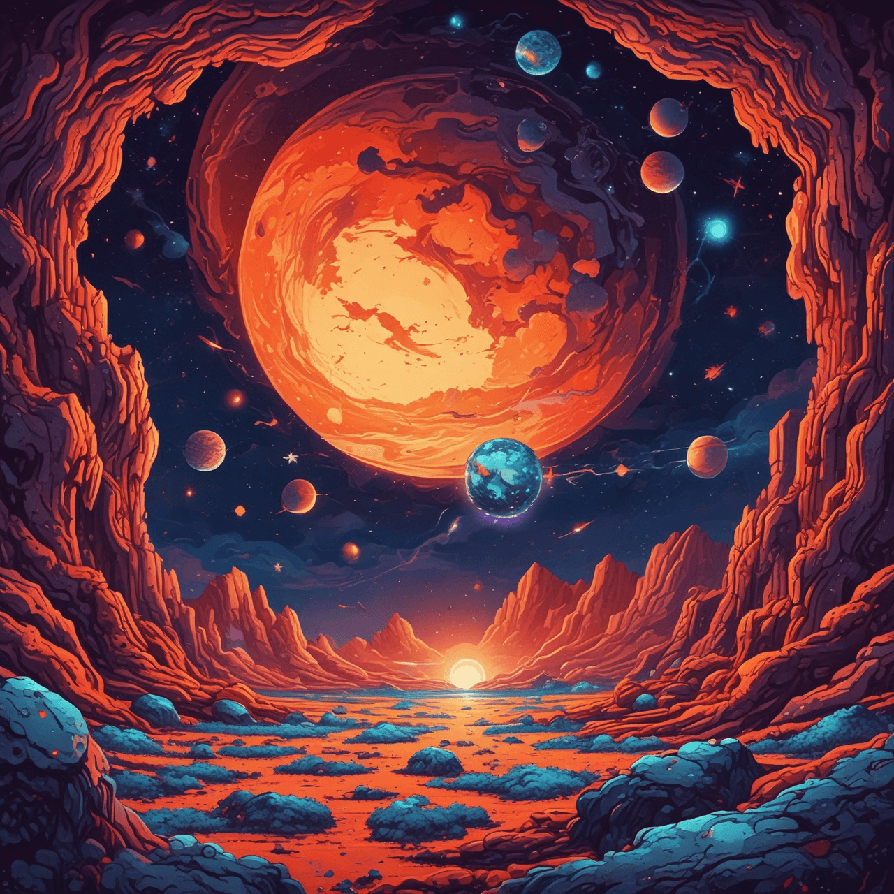 Geosphere Jetpack Journey game banner