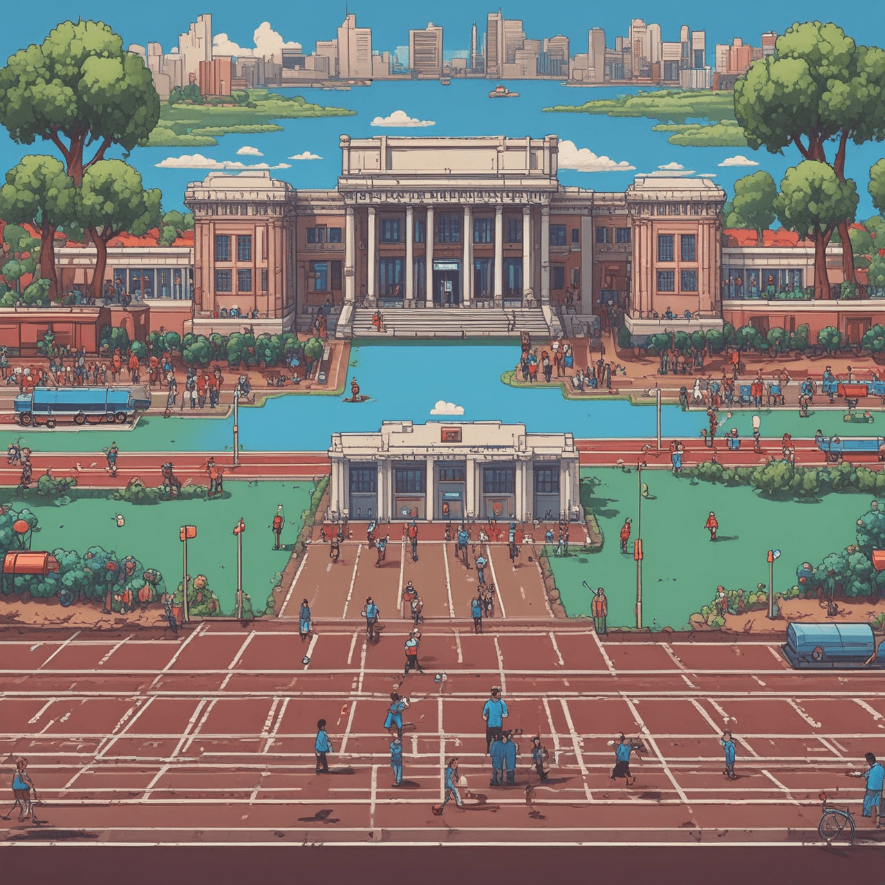 Federalism Hurdle Race game banner