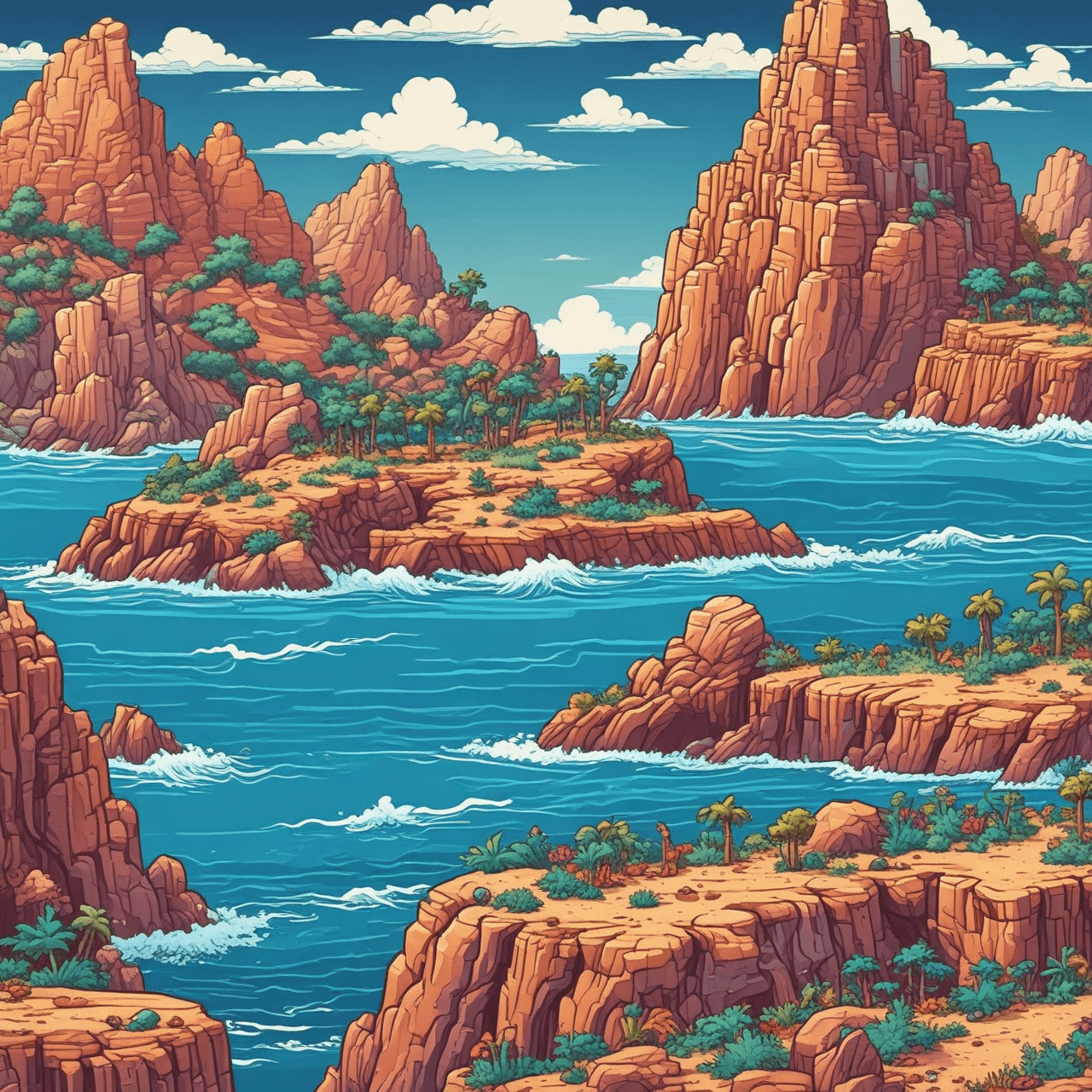 Jetpack Coastal Quiz Adventure game banner