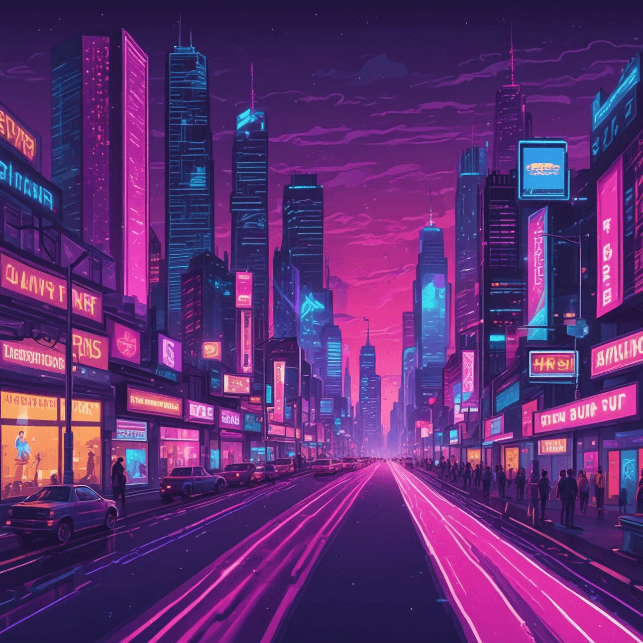 vgjtyl: Neon City Sprint game banner