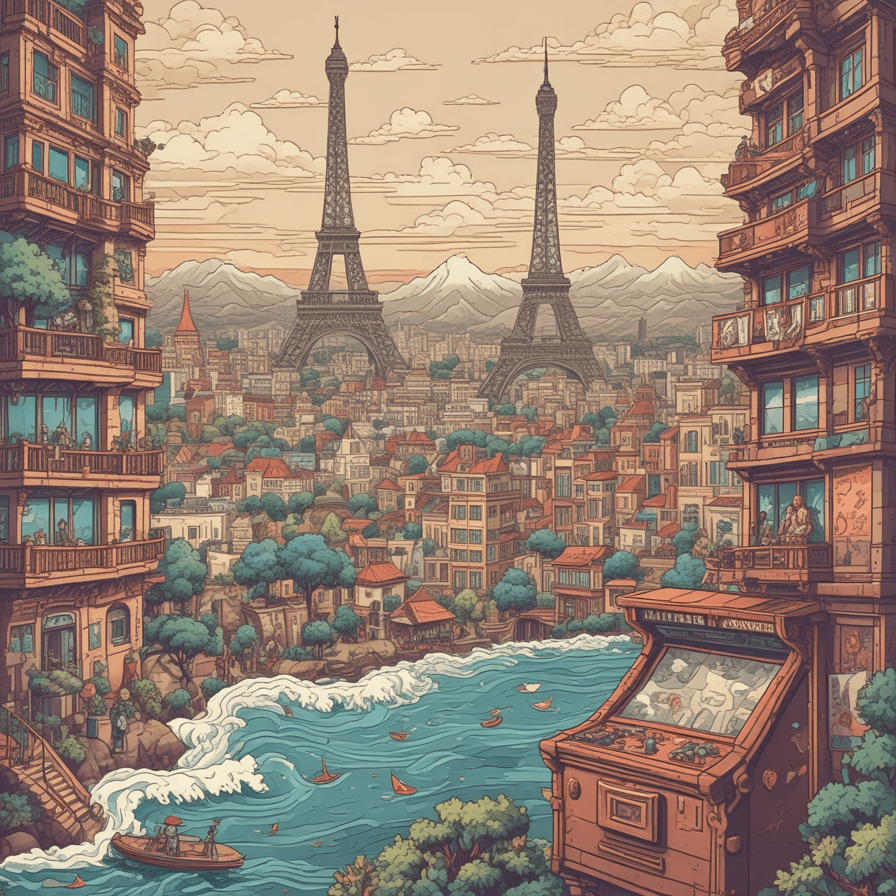 Arte Jump game banner