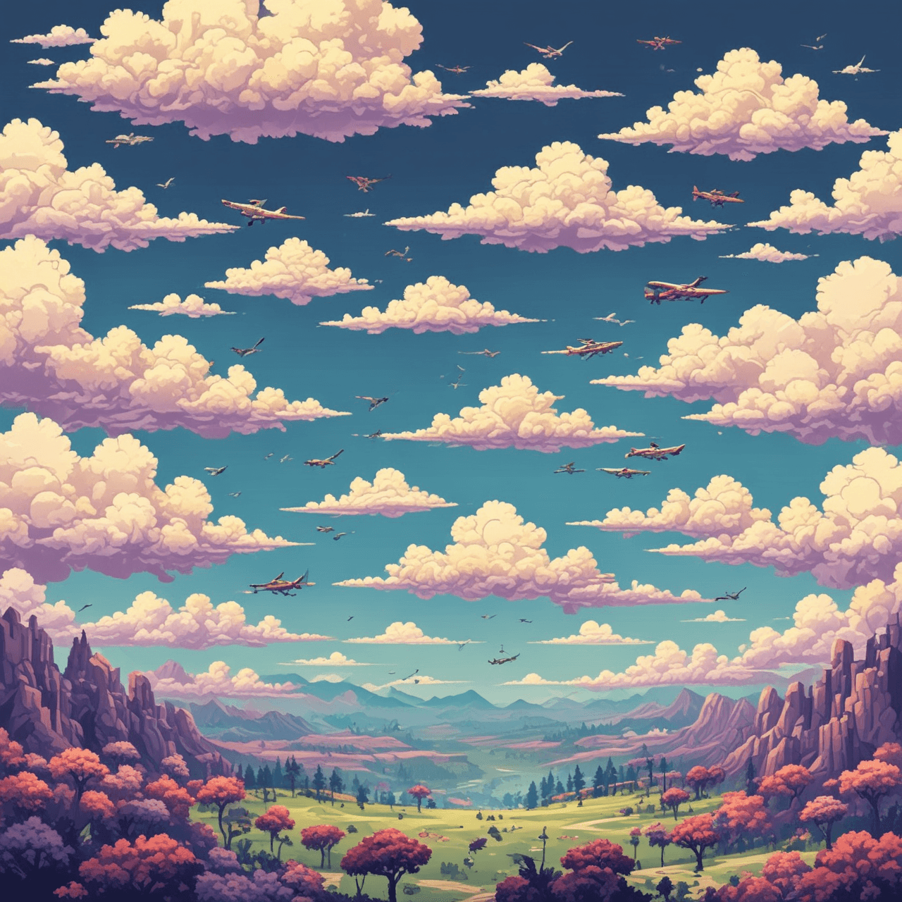 Puente de Nubes: Guerra Mundial game banner