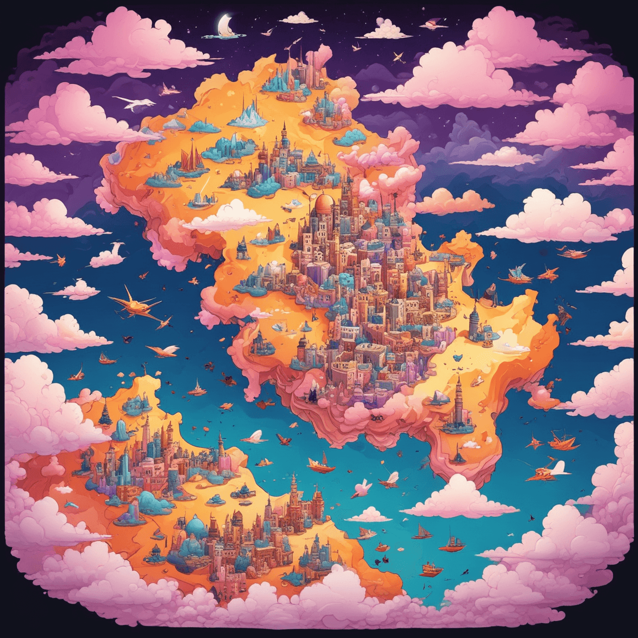 Midden-Oosten Quiz Brug game banner