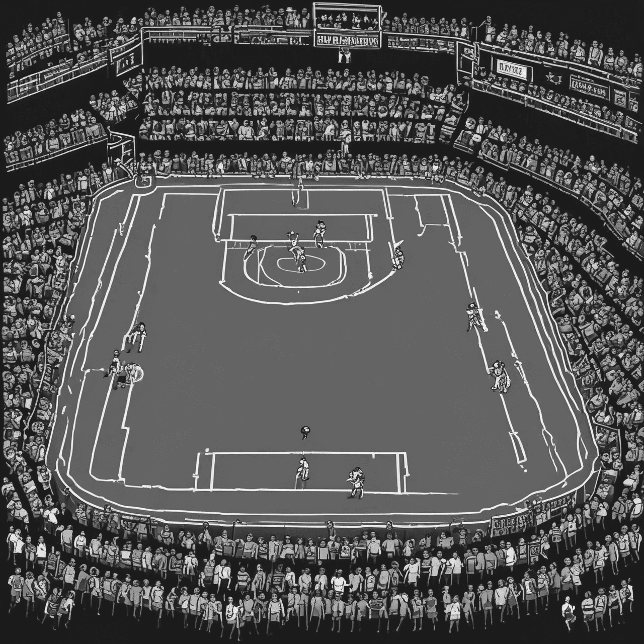 Basketball History Run game banner