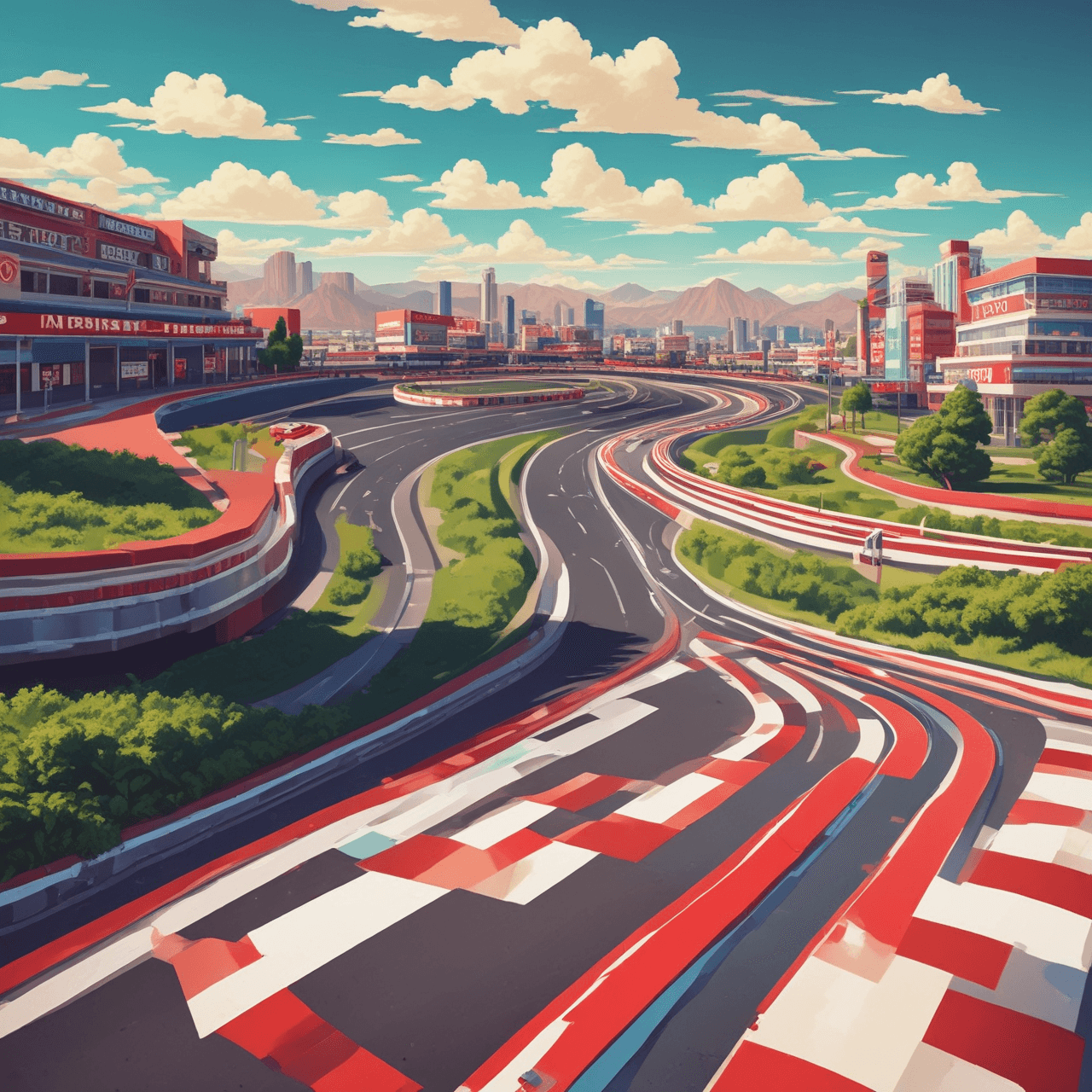 Turbo Track Runner game banner