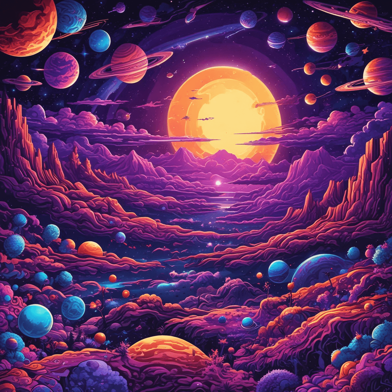 Solar System Runner game banner