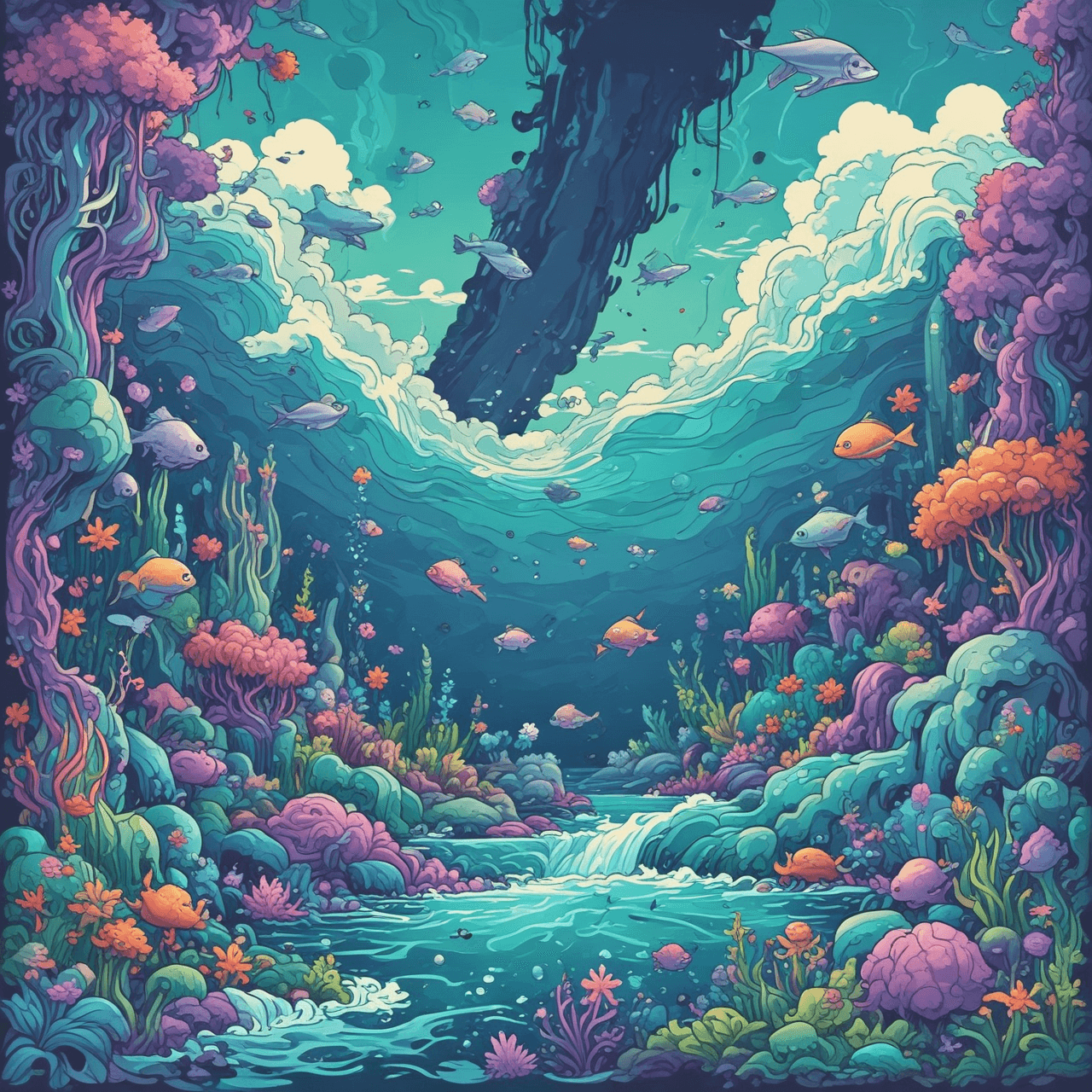 AquaChem Dash game banner