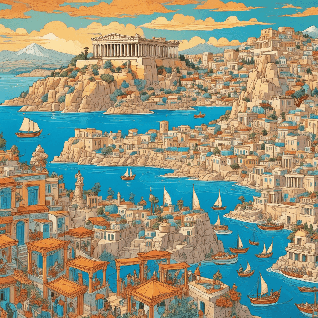 Jetpack Greek Adventure game banner