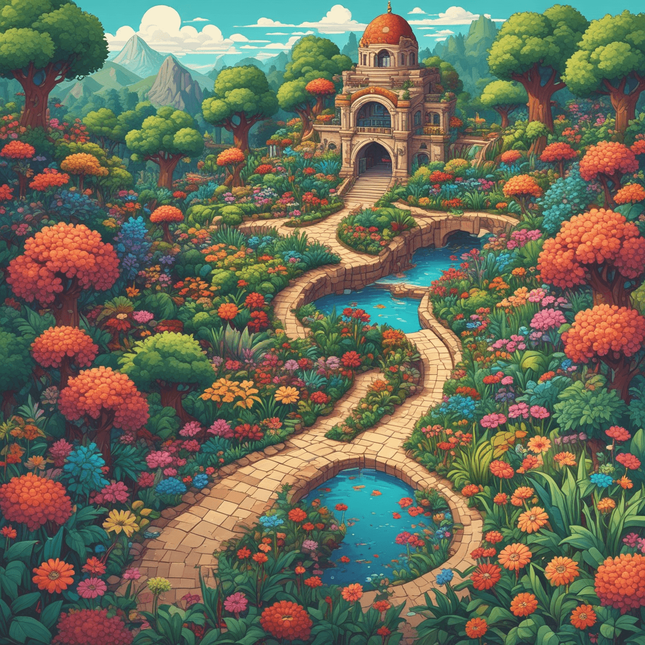 Botanical Bloom Run game banner