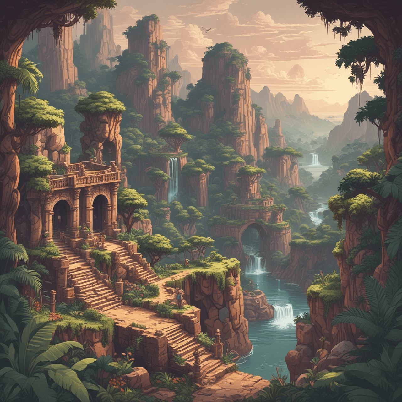 Tribal Jump game banner