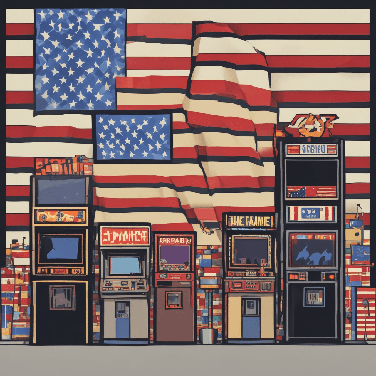 Amerikaanse Verkiezingen '68 game banner