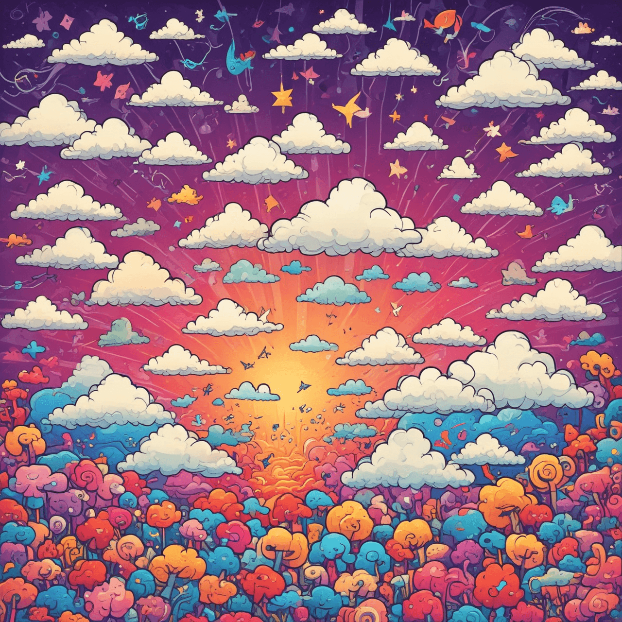 Math Cloud Bridge game banner