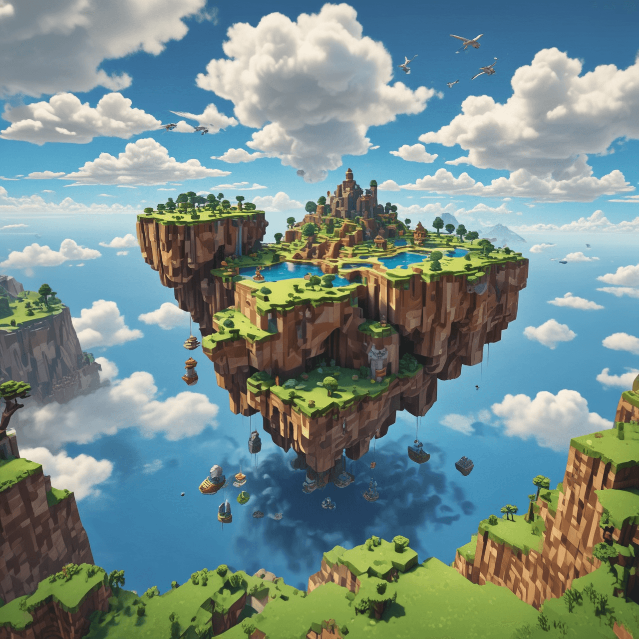 Minecraft Cloud Hop game banner