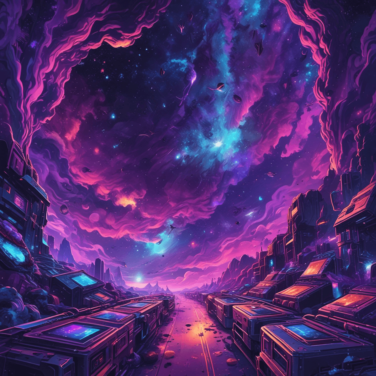 Cosmic Light Dash game banner