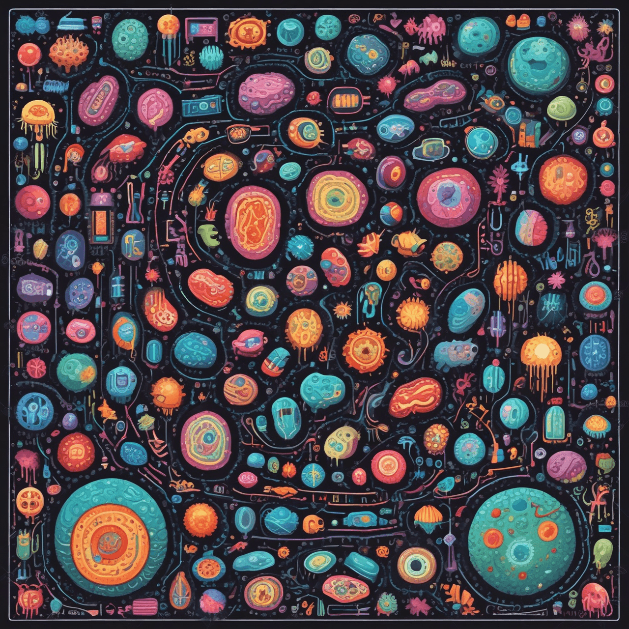 Jetpack Quiz Adventure: Eukaryotic Cells game banner