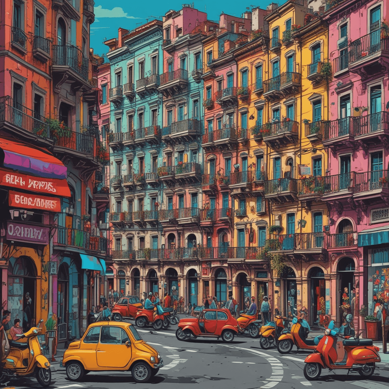 Italian Mayhem Race game banner