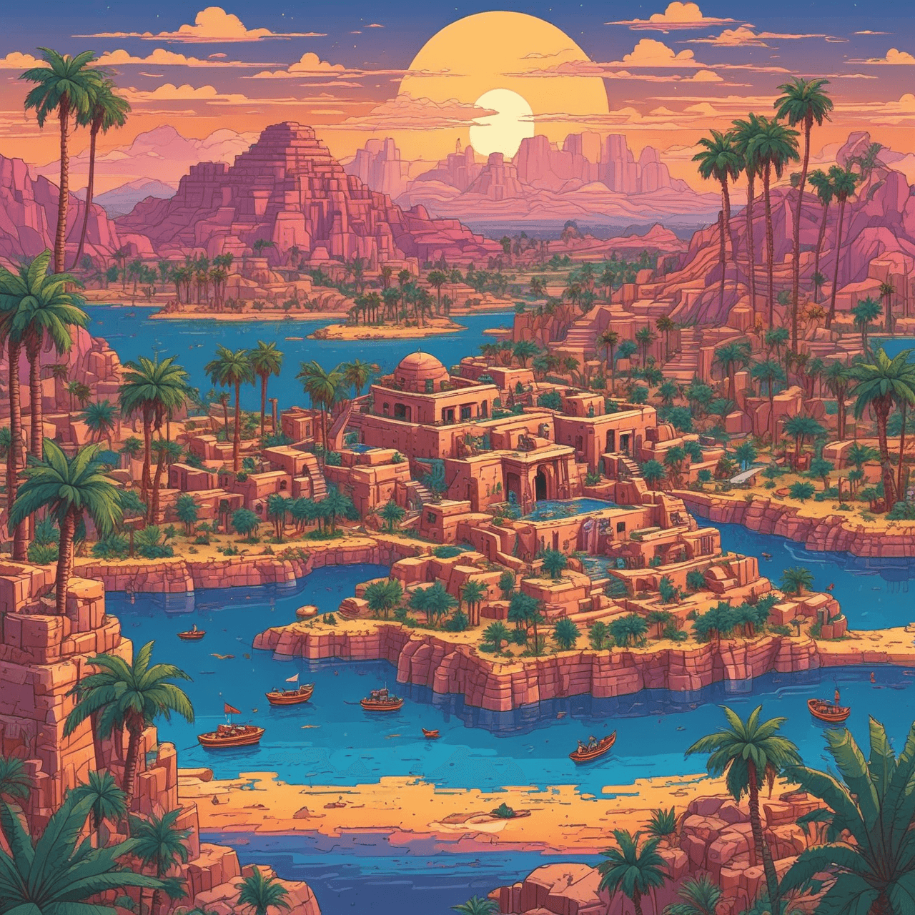 Mesopotamia Scroll Race game banner