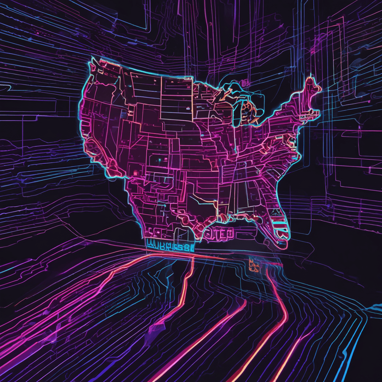 Neon State Sprint game banner