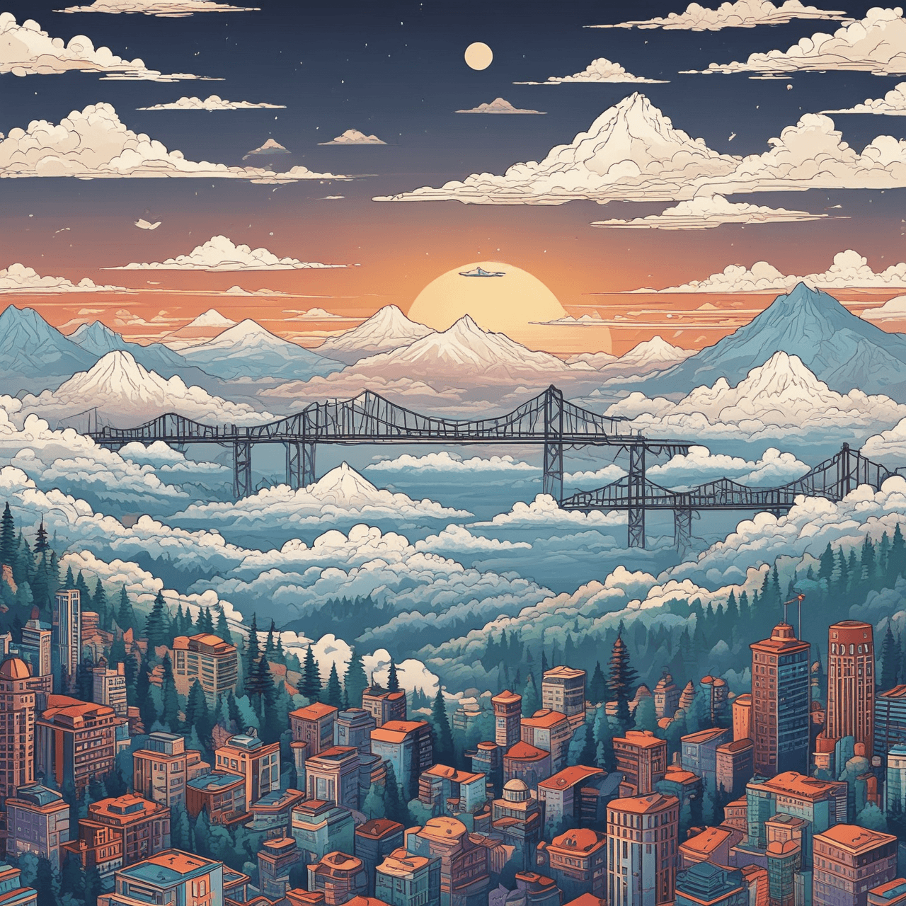 Rose City Cloud Leap game banner