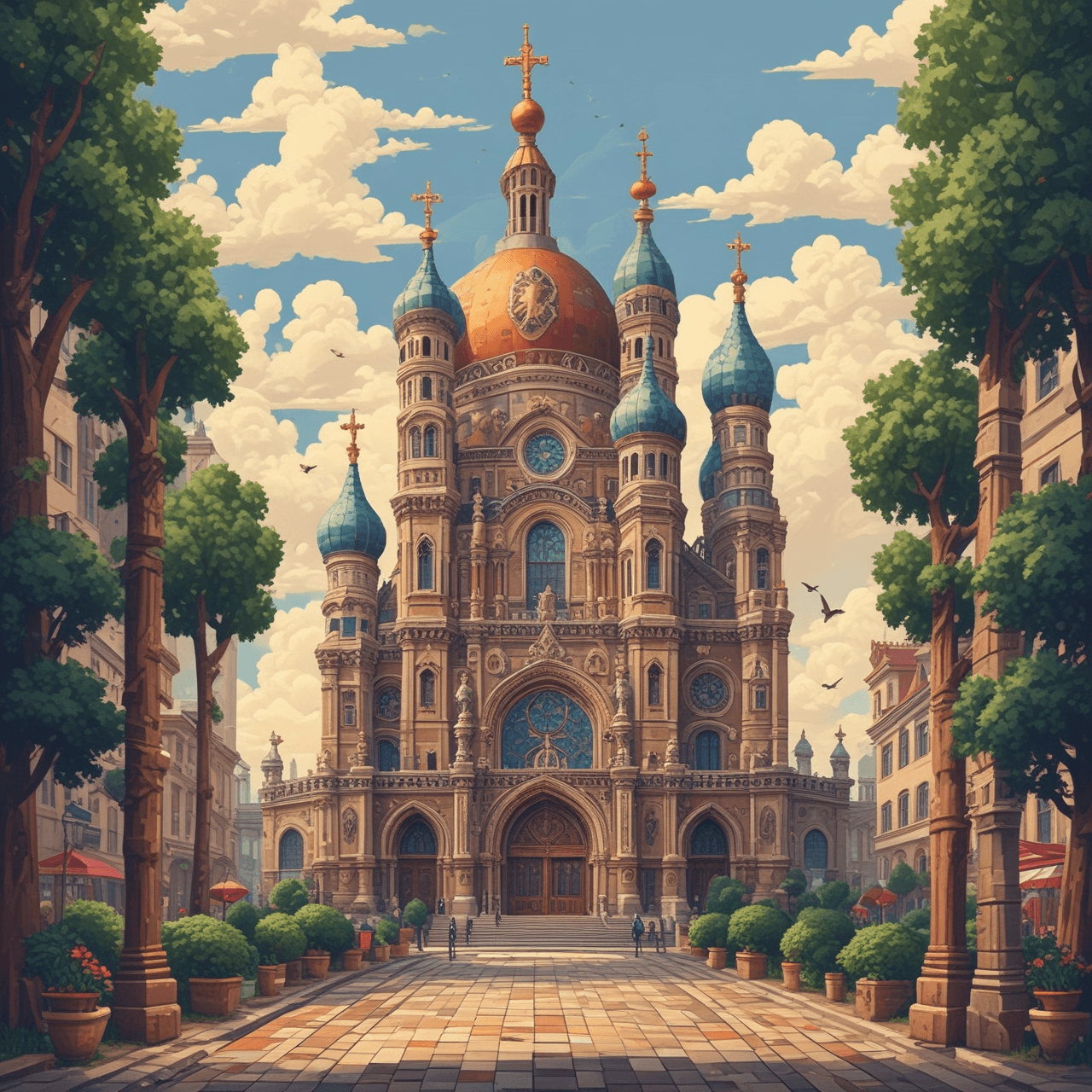 Quiz sui participi russi game banner