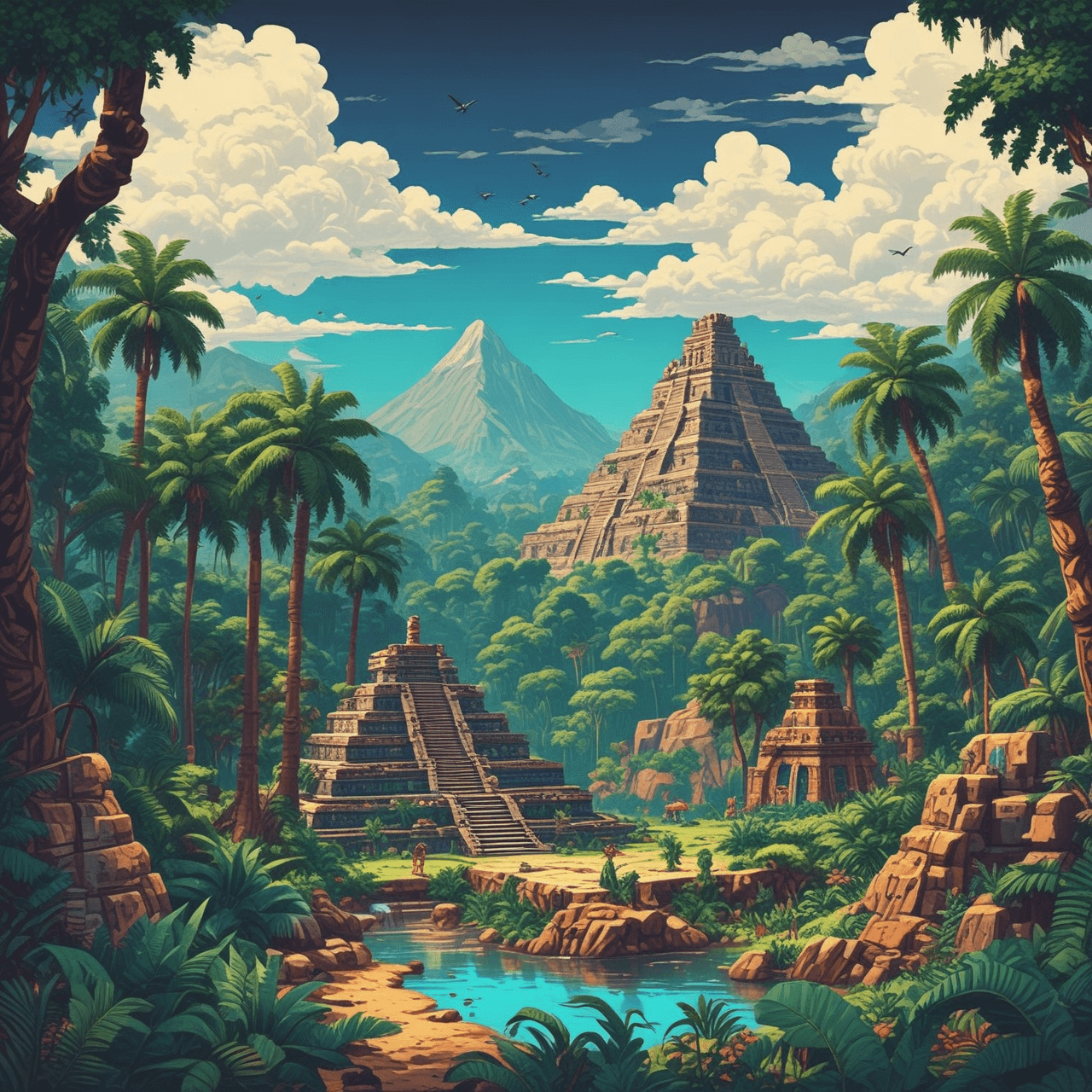 Aztec Run game banner