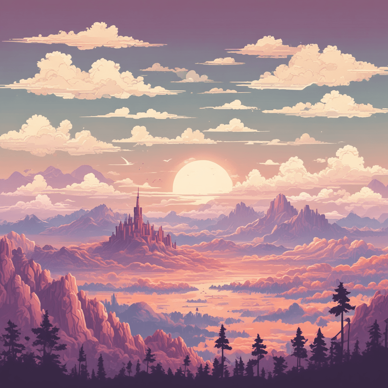 Maple & Stars Cloud Quest game banner